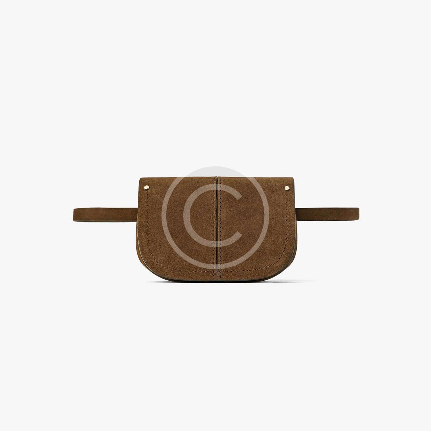 Brown crossbody belt bag